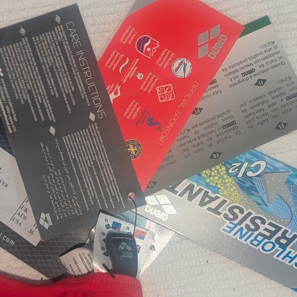 Size 26 RED Arena Swim Team Swimsuit NWT - Picture 5 of 7